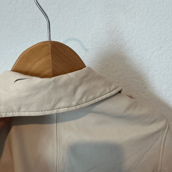 IRO Han Lamb Leather Motorcycle Zip-Up Jacket Women's Size 40 US 8 - Picture 9 of 16